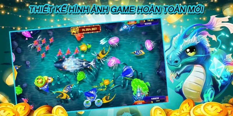 Giao diện sảnh game được thiết kế siêu logic